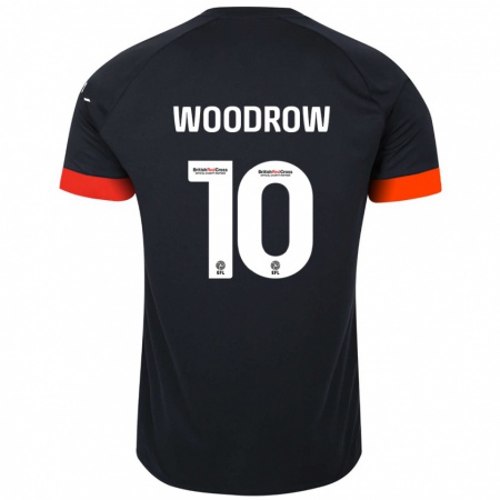 Kandiny Naisten Cauley Woodrow #10 Musta Oranssi Vieraspaita 2024/25 Lyhythihainen Paita T-Paita