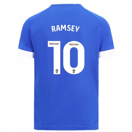 Kandiny Lapset Aaron Ramsey #10 Taivaansininen Kotipaita 2024/25 Lyhythihainen Paita T-Paita