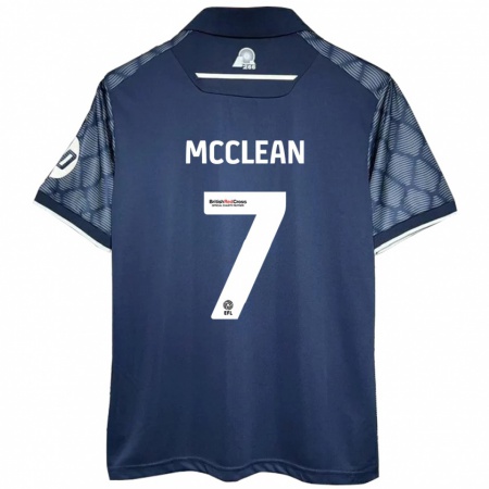 Kandiny Lapset James Mcclean #7 Musta Vieraspaita 2024/25 Lyhythihainen Paita T-Paita