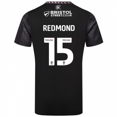 Kandiny Lapset Nathan Redmond #15 Musta Vieraspaita 2024/25 Lyhythihainen Paita T-Paita