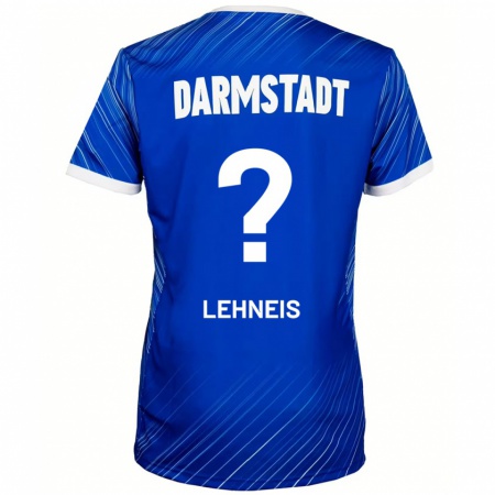 Kandiny Miesten Daniel Lehneis #0 Sininen Valkoinen Kotipaita 2024/25 Lyhythihainen Paita T-Paita