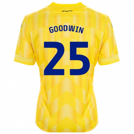 Kandiny Lapset Will Goodwin #25 Keltainen Kotipaita 2024/25 Lyhythihainen Paita T-Paita