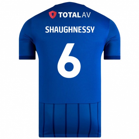 Kandiny Lapset Conor Shaughnessy #6 Sininen Kotipaita 2024/25 Lyhythihainen Paita T-Paita