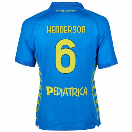 Kandiny Lapset Liam Henderson #6 Sininen Kotipaita 2024/25 Lyhythihainen Paita T-Paita