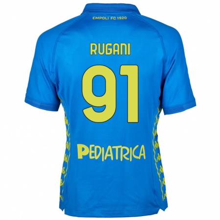 Kandiny Lapset Tommaso Rugani #91 Sininen Kotipaita 2024/25 Lyhythihainen Paita T-Paita