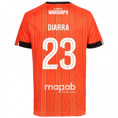 Kandiny Lapset Stéphane Diarra #23 Oranssi Kotipaita 2024/25 Lyhythihainen Paita T-Paita