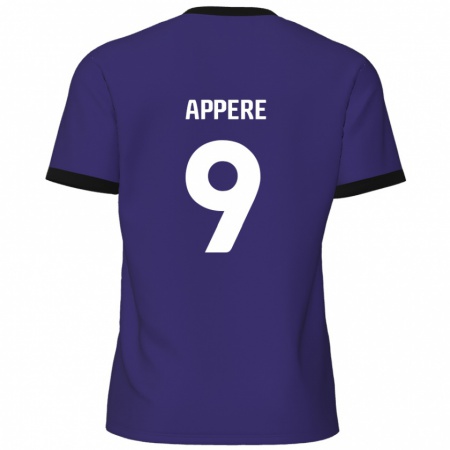 Kandiny Lapset Louis Appéré #9 Violetti Vieraspaita 2024/25 Lyhythihainen Paita T-Paita