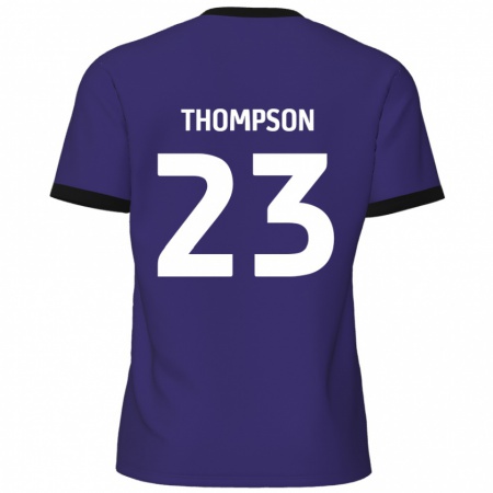 Kandiny Lapset Louis Thompson #23 Violetti Vieraspaita 2024/25 Lyhythihainen Paita T-Paita