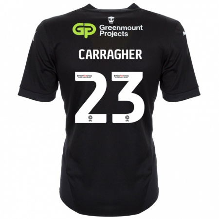 Kandiny Lapset James Carragher #23 Musta Vieraspaita 2024/25 Lyhythihainen Paita T-Paita