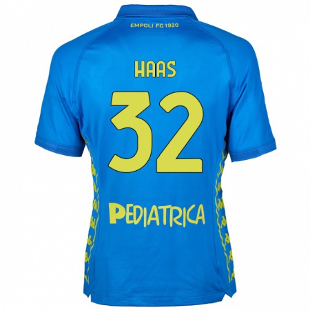 Kandiny Miesten Nicolas Haas #32 Sininen Kotipaita 2024/25 Lyhythihainen Paita T-Paita