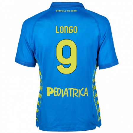 Kandiny Miesten Mattia Longo #9 Sininen Kotipaita 2024/25 Lyhythihainen Paita T-Paita