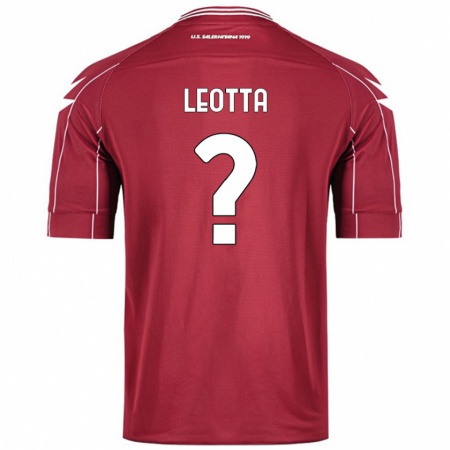 Kandiny Miesten Mario Leotta #0 Burgundia Kotipaita 2024/25 Lyhythihainen Paita T-Paita