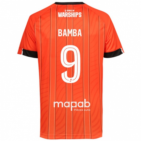 Kandiny Miesten Mohamed Bamba #9 Oranssi Kotipaita 2024/25 Lyhythihainen Paita T-Paita