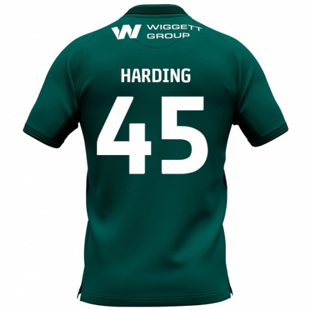 Kandiny Miesten Wes Harding #45 Vihreä Vieraspaita 2024/25 Lyhythihainen Paita T-Paita