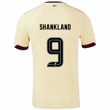 Kandiny Miesten Lawrence Shankland #9 Burgundin Kerma Vieraspaita 2024/25 Lyhythihainen Paita T-Paita